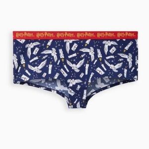 3 for $30 TORRID NWT Harry Potter Seamless Boyshort Panty - Cotton Hedwig 0317